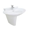 Chậu Rửa Lavabo Treo Tường Chân Lửng TOTO LHT908C