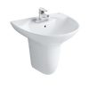 Chậu Rửa Lavabo Treo Tường Chân Ngắn INAX L-285V+L-288VC Chậu Rửa Lavabo Treo Tường Chân Ngắn INAX L-285V+L-288VC Chậu Rửa Lavabo Treo Tường Chân Ngắn INAX L-288V+L288VC