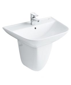 Chậu Rửa Lavabo Treo Tường Chân Ngắn INAX L-297V+L-297VC Chậu Rửa Lavabo Treo Tường Chân Ngắn INAX L-297V+L-297VC Chậu Rửa Lavabo Treo Tường Chân Ngắn INAX L-297V+L297VC