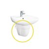 Chậu Rửa Lavabo Treo Tường Chân Dài INAX L-298V+L298VD Chậu Rửa Lavabo Treo Tường Chân Dài INAX L-298V+L298VD Chân chậu rửa lavabo chân ngắn viglacera