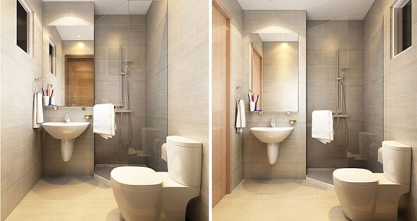 Hướng dẫn cách bố trí nhà vệ sinh trong nhà ống