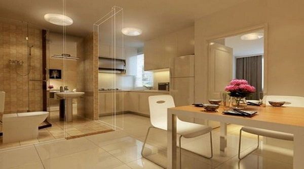 phong thủy nhà vệ sinh và bếp trong can nhà