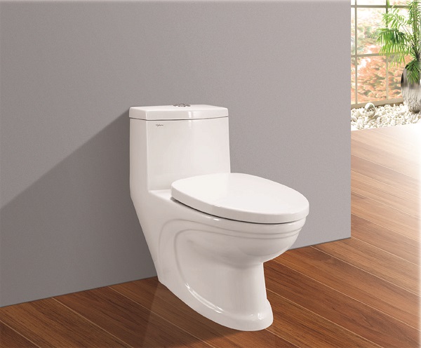 bàn cầu 1 khối viglacera v39M nắp đóng êm v37