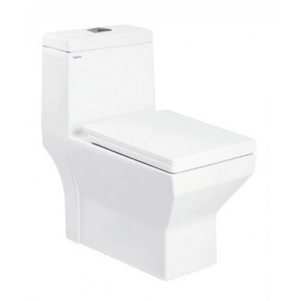 Bàn Cầu 1 khối Viglacera V42 Nắp đóng êm V42