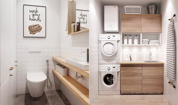 nhà vệ sinh rộng và thoáng