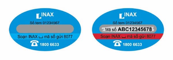 nhận biết bồn cầu inax thật bằng tia cực tím