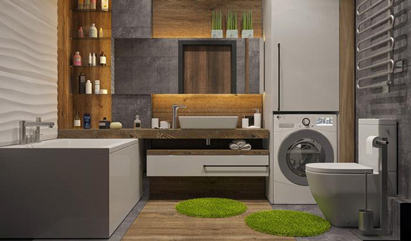 Sử dụng gương và vách kính