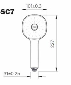 Vòi Sen Tăng Áp Inax BF-SC7
