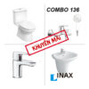 Khuyến Mãi Inax AC-504VAN + L-284V+LFV-1402S+BFV-1403S-8C Khuyến Mãi Inax AC-504VAN + L-284V+LFV-1402S+BFV-1403S-8C