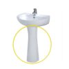 Chân Ngắn Chậu Rửa Lavabo Caesar PF2470 Chân Ngắn Chậu Rửa Lavabo Caesar PF2470