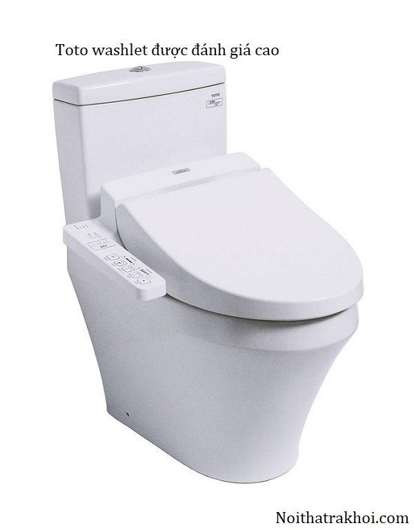 bồn cầu toto washlet được đánh giá cao