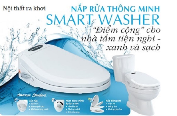 tính năng nắp rửa smart washlet