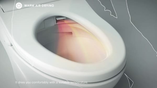 Dryer - công nghệ sấy khô hiện đại của TOTO