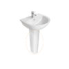 Chậu Rửa Lavabo Treo Tường Chân Ngắn American Standard 0955-WT/0755-WT Chậu Rửa Lavabo Treo Tường Chân Ngắn American Standard 0955-WT/0755-WT