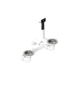 Bộ Xả Chậu 2 Hộc Hafele 565.69.501 Bộ Xả Chậu 2 Hộc Hafele 565.69.501