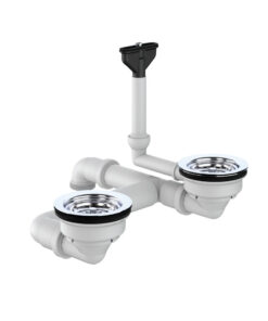 Bộ Xả Chậu 2 Hộc Hafele 570.35.915 Bộ Xả Chậu 2 Hộc Hafele 570.35.915