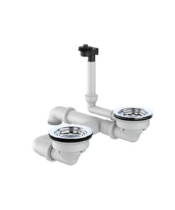 Bộ Xả Chậu 2 Hộc Hafele 570.35.917 Bộ Xả Chậu 2 Hộc Hafele 570.35.917