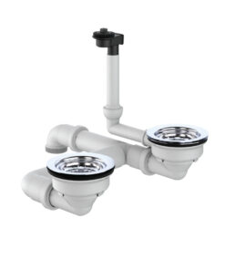 Bộ Xả Chậu 2 Hộc Hafele 570.35.923 Bộ Xả Chậu 2 Hộc Hafele 570.35.923