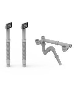 Bộ Xả Tràn Chậu 2 Hộc Hafele 567.25.925 Bộ Xả Tràn Chậu 2 Hộc Hafele 567.25.925