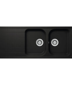 Chậu Đá Hafele HS18-GED2R80 570.35.360 2 Hộc Màu Đen Chậu Đá Hafele HS18-GED2R80 570.35.360 2 Hộc Màu Đen