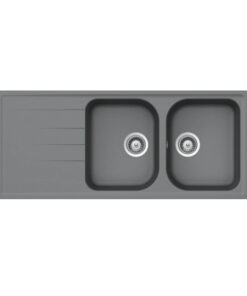 Chậu Đá Hafele HS18-GED2R80 570.35.560 2 Hộc Màu Xám Chậu Đá Hafele HS18-GED2R80 570.35.560 2 Hộc Màu Xám