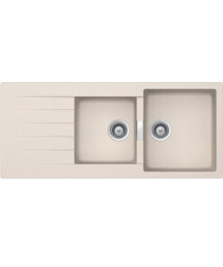 Chậu Đá Hafele HS19-GED2S80 570.35.470 2 Hộc Màu Kem Chậu Đá Hafele HS19-GED2S80 570.35.470 2 Hộc Màu Kem