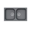 Chậu Đá Hafele HS20-GKD2S80 570.33.330 2 Hộc Màu Đen Chậu Đá Hafele HS20-GKD2S80 570.33.330 2 Hộc Màu Đen