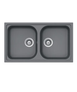 Chậu Đá Hafele HS19-GEN2R90 570.35.580 2 Hộc Màu Xám Chậu Đá Hafele HS19-GEN2R90 570.35.580 2 Hộc Màu Xám