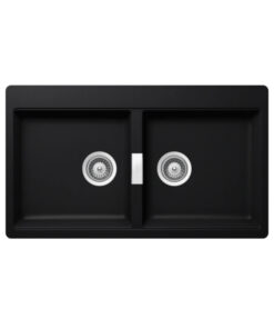 Chậu Đá Hafele HS20-GKN2S90 570.33.190 2 Hộc Màu Đen Chậu Đá Hafele HS20-GKN2S90 570.33.190 2 Hộc Màu Đen