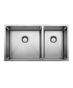 Chậu Rửa Hafele Quatrus R15 435/285-IU 570.27.179 2 Hộc Inox Chậu Rửa Hafele Quatrus R15 435/285-IU 570.27.179 2 Hộc Inox